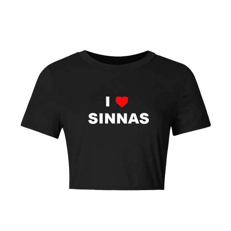 I ❤️ SINNAS CROP TOP